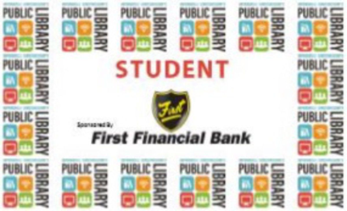 Library, First Financial Bank announce new student library card